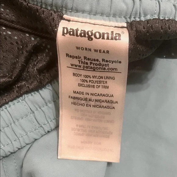 Patagonia Men's Light Blue Swim Trunks - Picture 5 of 5